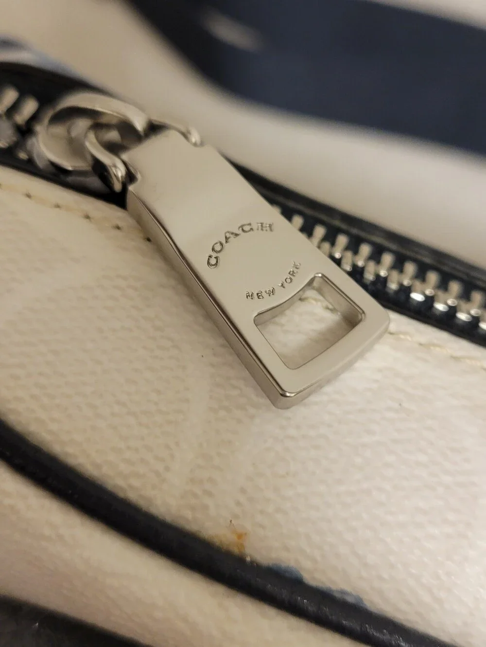 Coach White Floral Belt Bag
